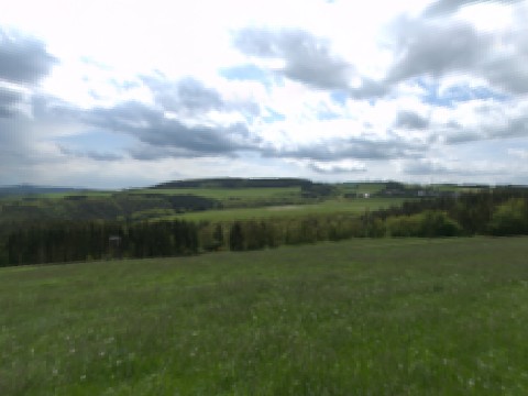 Panorama der Umgebung vom Hotel Dreimäderlhaus in der Eifel, Sommer 3